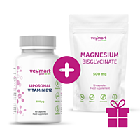 Vegmart Lipozomálny Vitamín B12 (metylkobalamín) 550 µg, 60 kapsúl