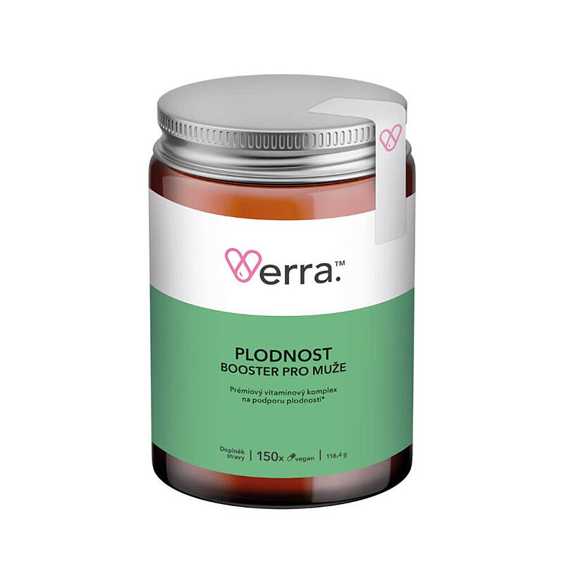Verra Plodnosť Booster vitamínový komplex pre mužov, 150 kapsúl