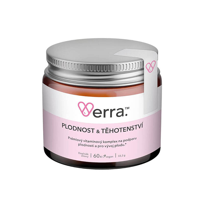 Verra Komplex Vitaminy na podporu plodnosti a vývoje plodu, 60 kapslí