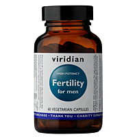 Viridian Fertility for Men – vitamíny pre plodnosť muža,  60 kapsúl