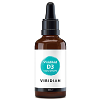 Viridian Viridikid Vitamín D 400 pre deti 400IU, kvapky 30 ml