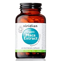 Viridian Maca peruánska BIO extrakt 400mg, 60 kapsúl