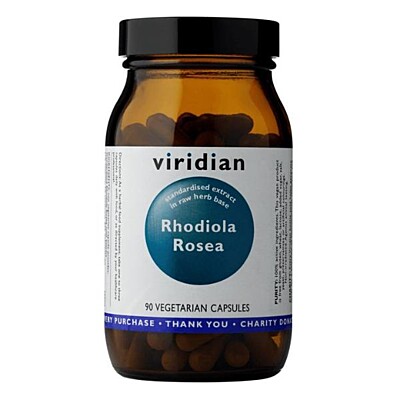 Viridian Rhodiola Rosea (rozchodnica ružová), 90 kapsúl