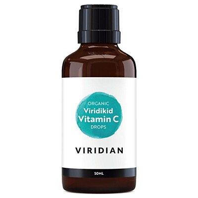 Viridian Viridikid Organický vitamín C pro děti kapky, 50 ml