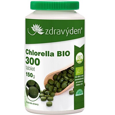 Zdravý den Chlorella BIO 300 tabliet, 150g